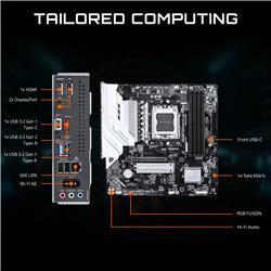 GIGABYTE B840M GAMING PLUS WIFI6E AMD AM5 Micro ATX Motherboard