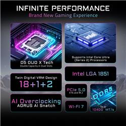 GIGABYTE Z890 AORUS TACHYON DUO X ICE Intel LGA 1851 ATX Motherboard