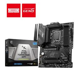 MSI MAG B760 TOMAHAWK WIFI DDR4 LGA 1700 (Intel12th&13th Gen) SATA 6Gb/s ATX Motherboard,PCIe 5.0, DDR4,3xM.2 Slots,,WiFi 6,Intel 2.5Gb LAN