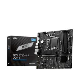 MSI PRO B760M-P DDR4 LGA 1700 Intel B760 Micro ATX Motherboard