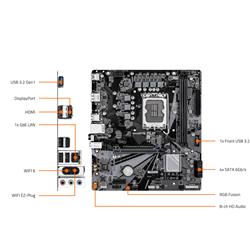 GIGABYTE H610M D3W WIFI6 Intel LGA 1700 Micro ATXMotherboard