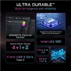GIGABYTE H810M S2H GEN 5 Intel LGA 1851 mATX Motherboard