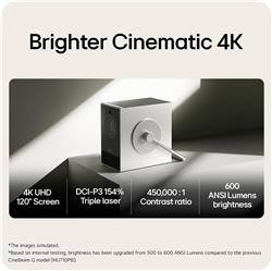 LG CineBeam Q Mini 4K UHD Portable Projector PU600U