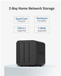 TerraMaster F2-212 2Bay NAS (Diskless)(Open Box)
