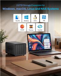 TerraMaster D8 Hybrid 2 8-Bay Hybrid DAS (Diskless)