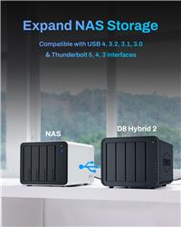TerraMaster D8 Hybrid 2 8-Bay Hybrid DAS (Diskless)