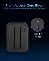 TerraMaster F2-425 2-Bay NAS (Diskless)