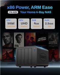 TerraMaster F4-425 4-Bay NAS (Diskless)