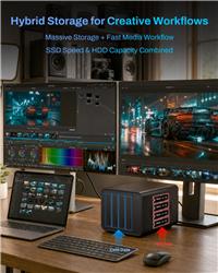 TerraMaster D8 Hybrid 2 8-Bay Hybrid DAS (Diskless)