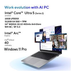 ASUS ExpertBook P5 14" Intel Ultra 5-226V 16GB 512GB SSD WIN11Pro