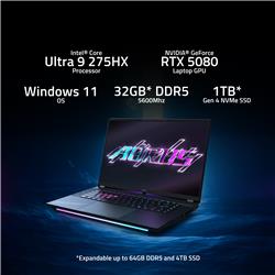 Gigabyte AORUS MASTER 16 Ultra 9-275HX RTX 5080 32GB 1TB SSD WIN11H