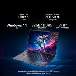 Gigabyte AORUS ELITE 16 16" Ultra 9-275HX GeForce RTX 5070 32GB 1TB