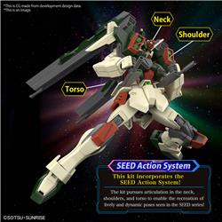 BANDAI HGCE #253 1/144 Lightning Buster Gundam "Gundam SEED Freedom" Kit de modélisation