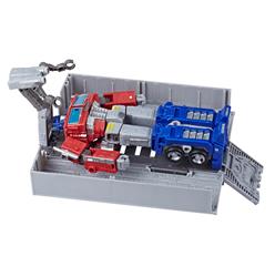 Hasbro Transformers Generations War for Cybertron Earthrise Leader Class Optimus Prime Transformer Figurine