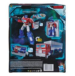 Hasbro Transformers Generations War for Cybertron Earthrise Leader Class Optimus Prime Transformer Figurine