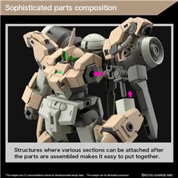 BANDAI Hobby HG #23 1/144 Demi Barding "Gundam: The Witch from Mercury" Kit de modélisation
