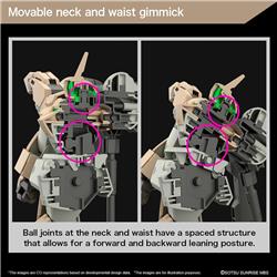 BANDAI Hobby HG #23 1/144 Demi Barding "Gundam: The Witch from Mercury" Kit de modélisation