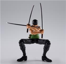 BANDAI Tamashii S.H.Figuarts RORONOA ZORO -ROMANCE DAWN- "ONE PIECE" Figurine (SHF Figuarts)