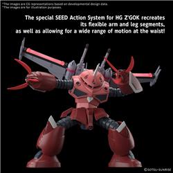 BANDAI HGCE #260 1/144 ZGMF-MM07 Z’Gok (Seed Freedom Ver.) "Gundam SEED Freedom" Kit de modélisation