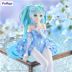 FuRyu Hatsune Miku Noodle Stopper Figure -Flower Fairy Nemophila Pail