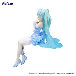 FuRyu Hatsune Miku Noodle Stopper Figure -Flower Fairy Nemophila Pail