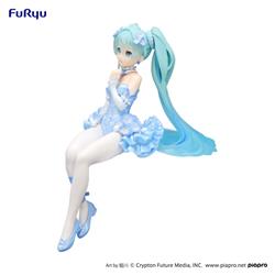 FuRyu Hatsune Miku Noodle Stopper Figure -Flower Fairy Nemophila Pail