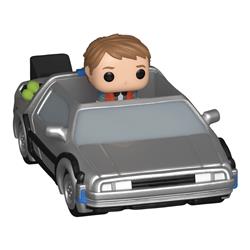 Funko Pop! Bitty  Back to The Future - Marty McFly with Time Machine