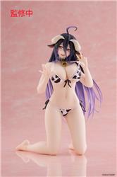 TAITO Overlord Desktop Cute Figure - Albedo (Cow-Print Swimsuit Ver.)