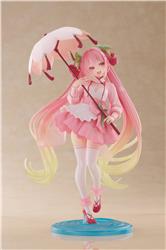 TAITO Sakura Miku AMP+ Figure (Sakura Dress Ver.)