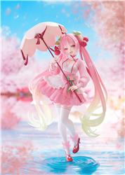 TAITO Sakura Miku AMP+ Figure (Sakura Dress Ver.)