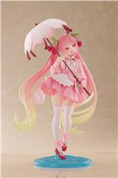 TAITO Sakura Miku AMP+ Figure (Sakura Dress Ver.)
