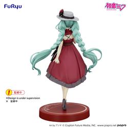Robe de sortie FuRyu Hatsune Miku, version rouge.
