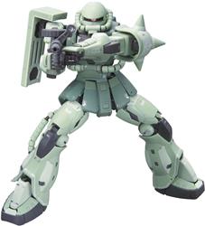 BANDAI Spirits Hobby RG 1/144 #04 MS-06F Zaku II "Mobile Suit Gundam" Kit de modélisation
