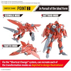 BANDAI Hobby HG 1/100 VF-22S STURMVOGEL Ⅱ MILIA FARINA JENIUS USE "MACROSS 7" Kit de modélisation
