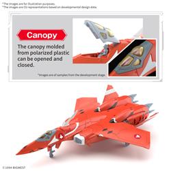 BANDAI Hobby HG 1/100 VF-22S STURMVOGEL Ⅱ MILIA FARINA JENIUS USE "MACROSS 7" Kit de modélisation