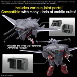 BANDAI Hobby 1/144 Option Parts Set Gunpla #15 (Cavalier Aifrid) "Gundam SEED Freedom" Kit de modélisation