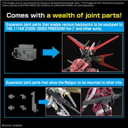 BANDAI Hobby 1/144 Option Parts Set Gunpla #15 (Cavalier Aifrid) "Gundam SEED Freedom" Kit de modélisation