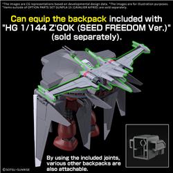 BANDAI Hobby 1/144 Option Parts Set Gunpla #15 (Cavalier Aifrid) "Gundam SEED Freedom" Kit de modélisation