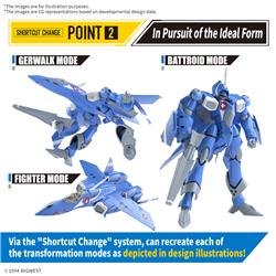 BANDAI Hobby HG 1/100 VF-22S STURMVOGEL Ⅱ MAXIMILIAN JENIUS USE "MACROSS 7" Kit de modélisation