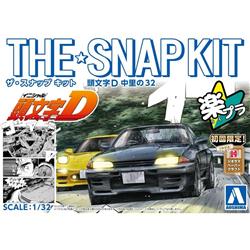 Aoshima 1/32 SNAP KIT Initial-D Nakazato's Nissan Skyline R32 GT-R