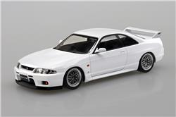 Aoshima 1/32 SNAP KIT Nissan R33 Skyline GT-R Custom Wheel (White)