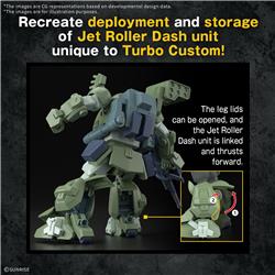 BANDAI Hobby HG Scopedog Turbo-Custom "VOTOMS" Kit de modélisation