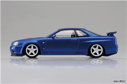 Aoshima 1/32 SNAP KIT Nissan R34 Skyline GT-R Custom Wheel (Blue)