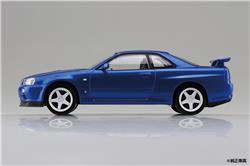 Aoshima 1/32 SNAP KIT Nissan R34 Skyline GT-R Custom Wheel (Blue)
