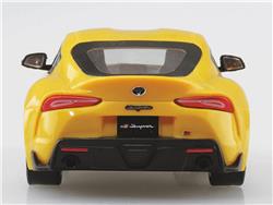 Aoshima 1/32 SNAP KIT #10-D Toyota GR Supra (Lightning Yellow) Model Kit | No Glue Needed | Snap by Hand