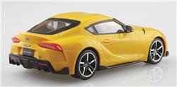 Aoshima 1/32 SNAP KIT #10-D Toyota GR Supra (Lightning Yellow) Model Kit | No Glue Needed | Snap by Hand