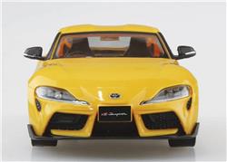 Aoshima 1/32 SNAP KIT #10-D Toyota GR Supra (Lightning Yellow) Model Kit | No Glue Needed | Snap by Hand