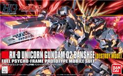 BANDAI Hobby HGUC 1/144 #134 Unicorn Gundam 02 Banshee (Destroy Mode)  " Gundam UC " Kit de modélisation