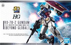 BANDAI Hobby HG 1/144 RX-78-2 Gundam (Beyond Global) Kit de modélisation