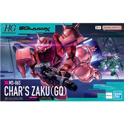 BANDAI Hobby HG 1/144 Mobile CHAR'S ZAKU GQuuuuuuX GUNDAM Model Kit